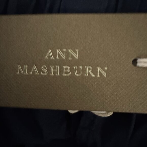 Ann Mashburn Rory Cargo Pant Women’s Size S Navy Paperweight Stretch Poplin New - Picture 7 of 10